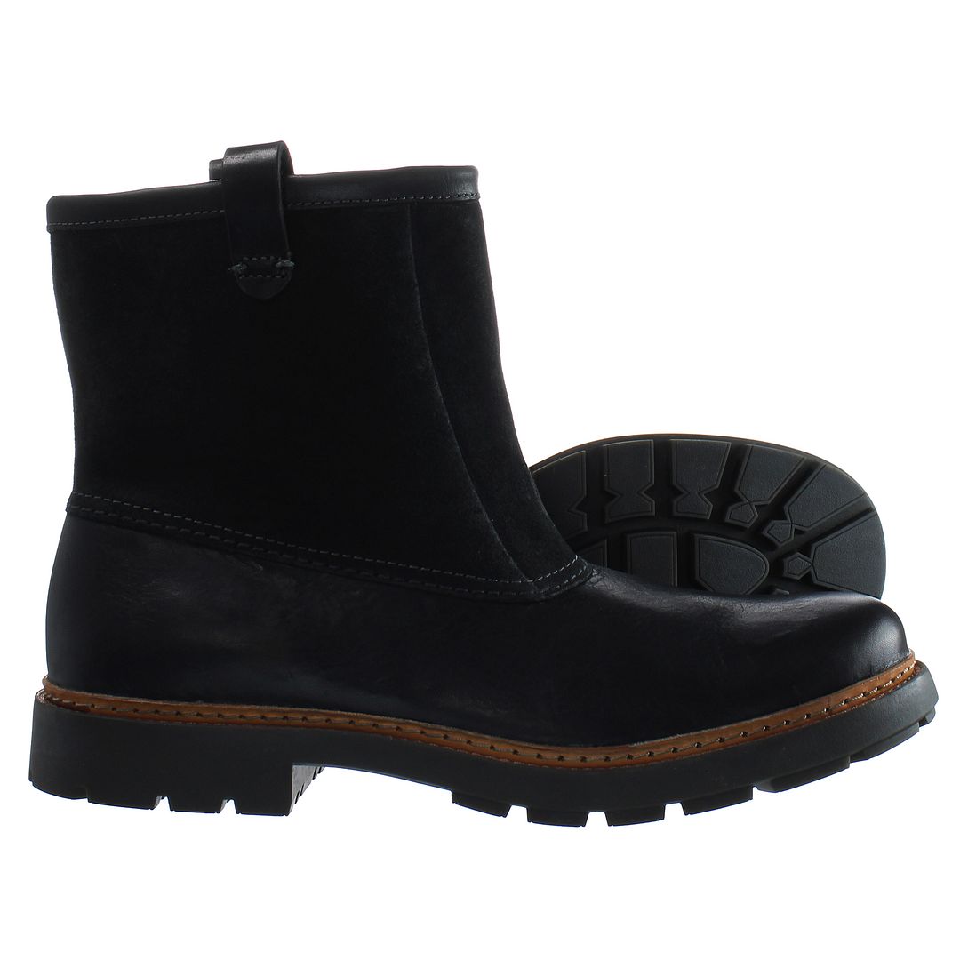 Clarks Trace Top Mens Black Boots