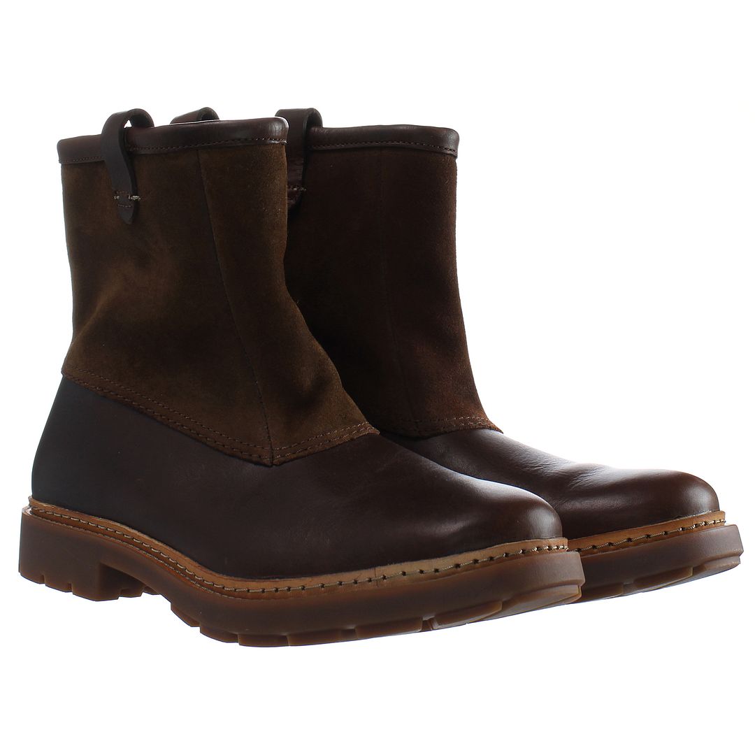 Clarks Trace Top Mens Brown Boots