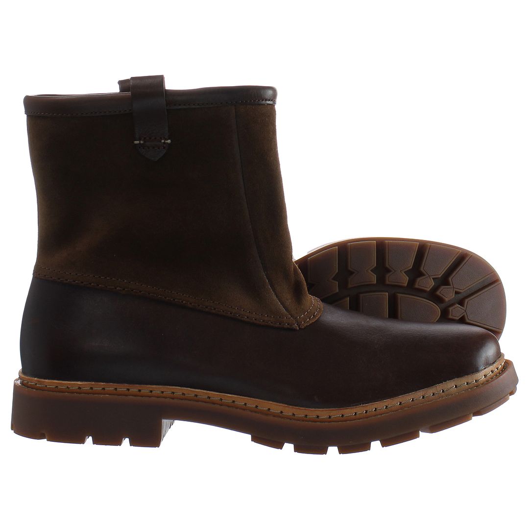 Clarks Trace Top Mens Brown Boots