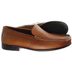 Clarks Claude Plain Mens Brown Shoes