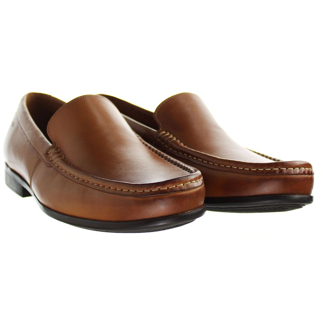 Clarks Claude Plain Mens Brown Shoes