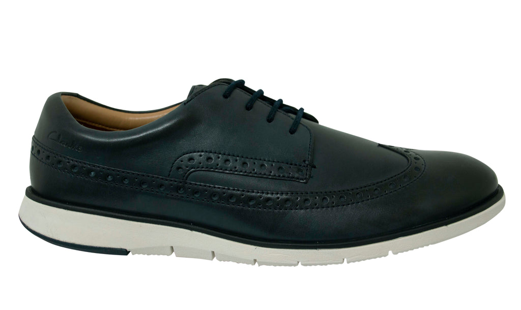 Clarks Helston Limit Mens Navy Shoes