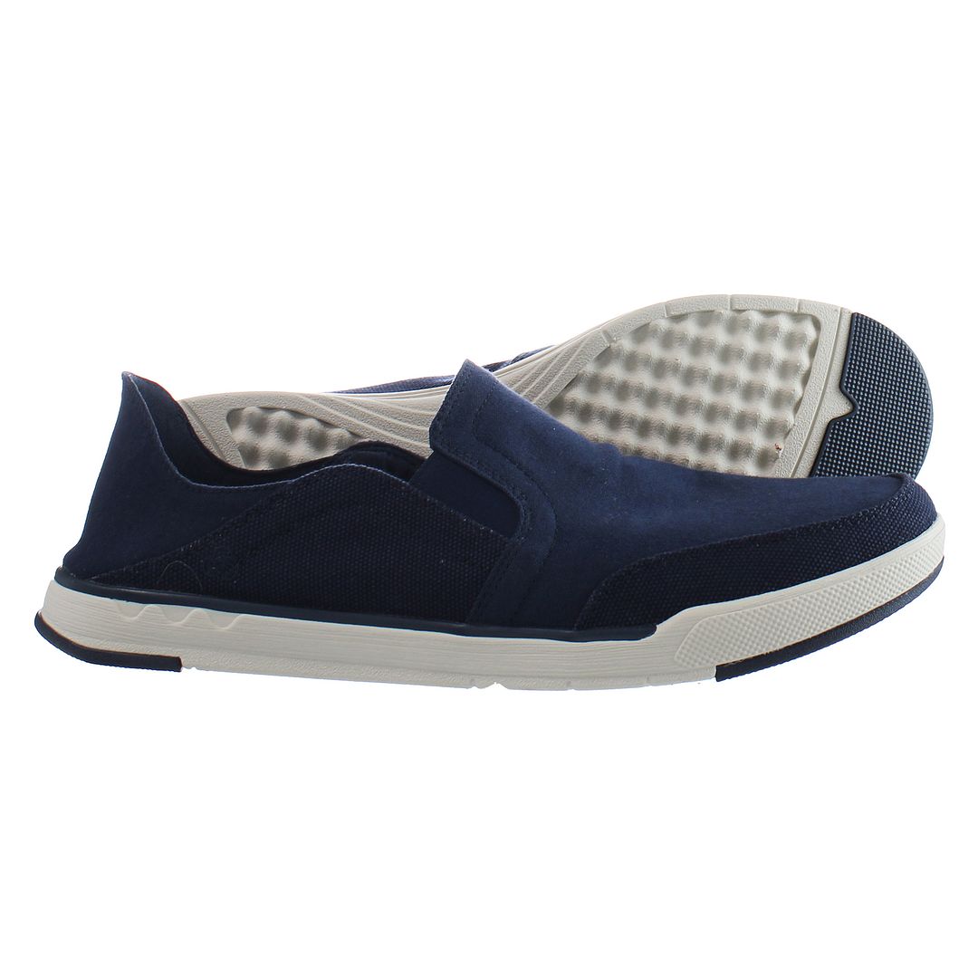 Clarks Step Isle Row Mens Blue Shoes