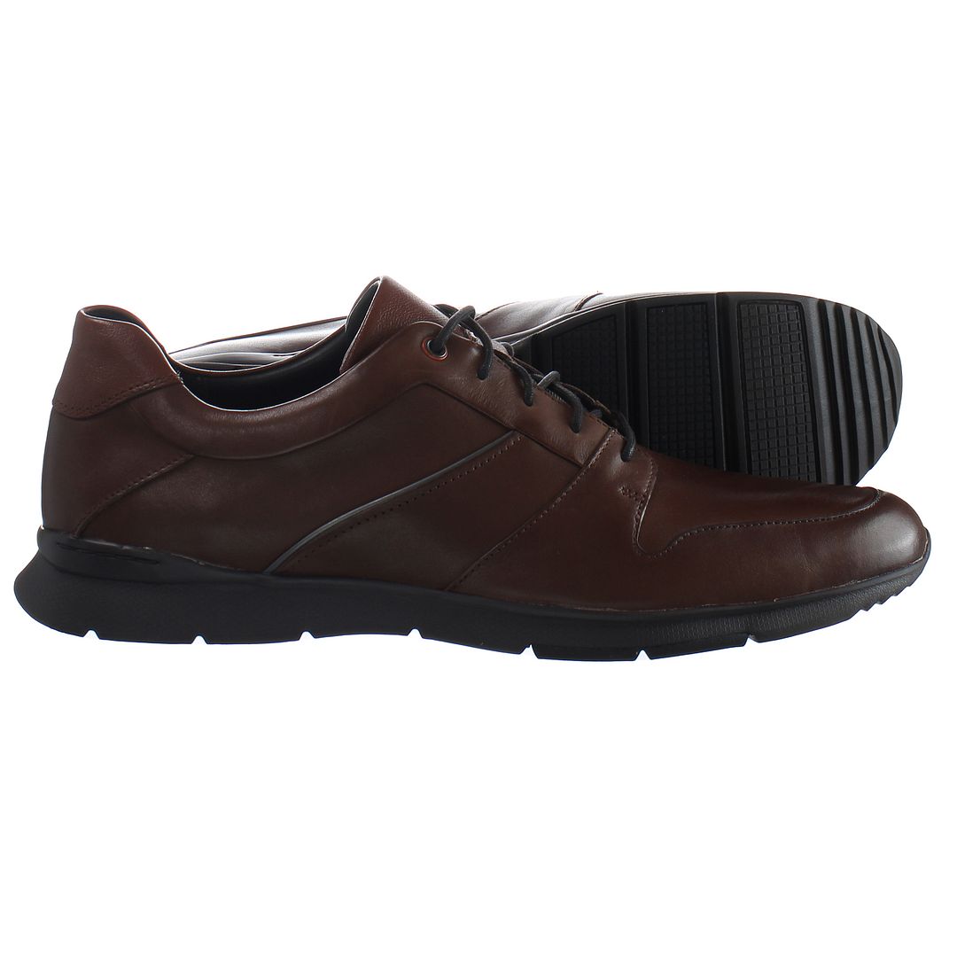 Clarks Un Tynamo Flow Mens Brown Shoes