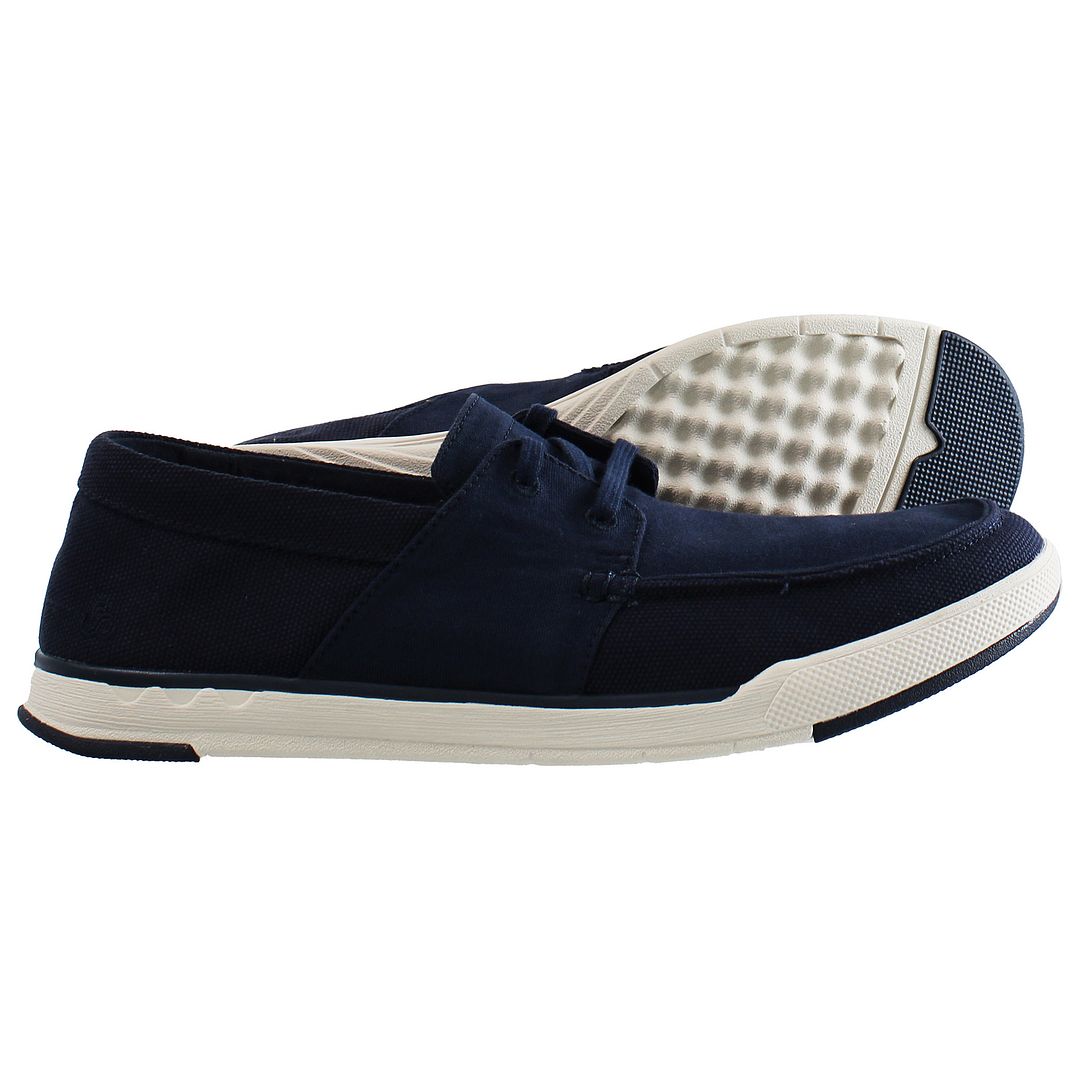 Clarks Step Isle Base Mens Navy Shoes