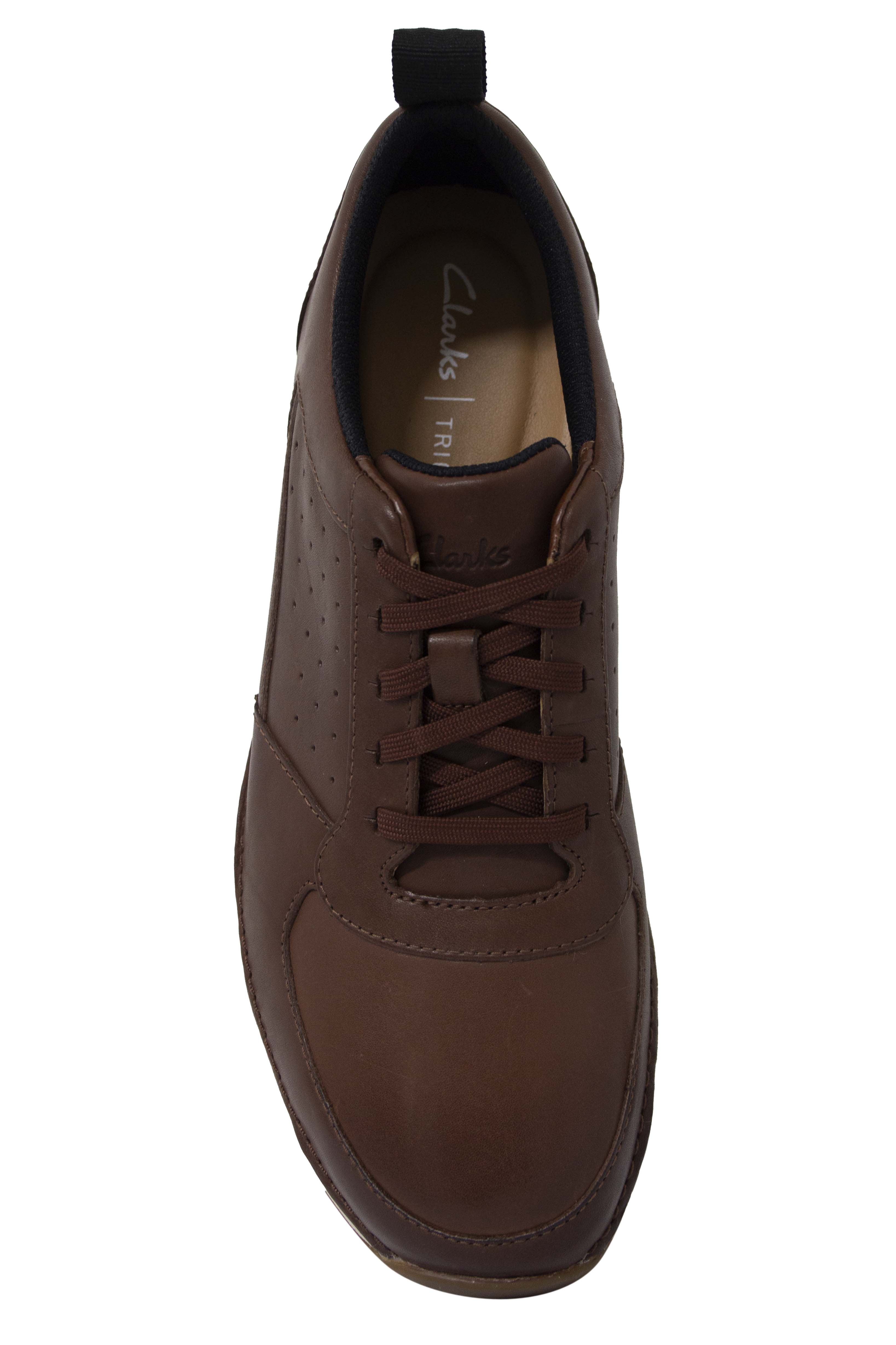 Clarks Tri Sprint Mens Brown Trainers