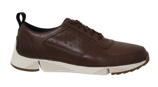 Clarks Tri Sprint Mens Brown Trainers