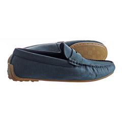 Clarks Reazor Penny Mens Blue Shoes