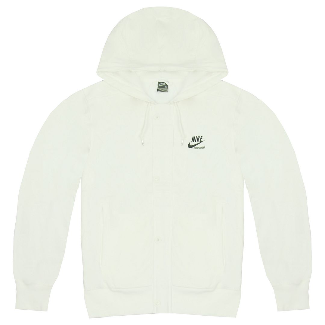 Nike Sportswear Mens White Track Jacket