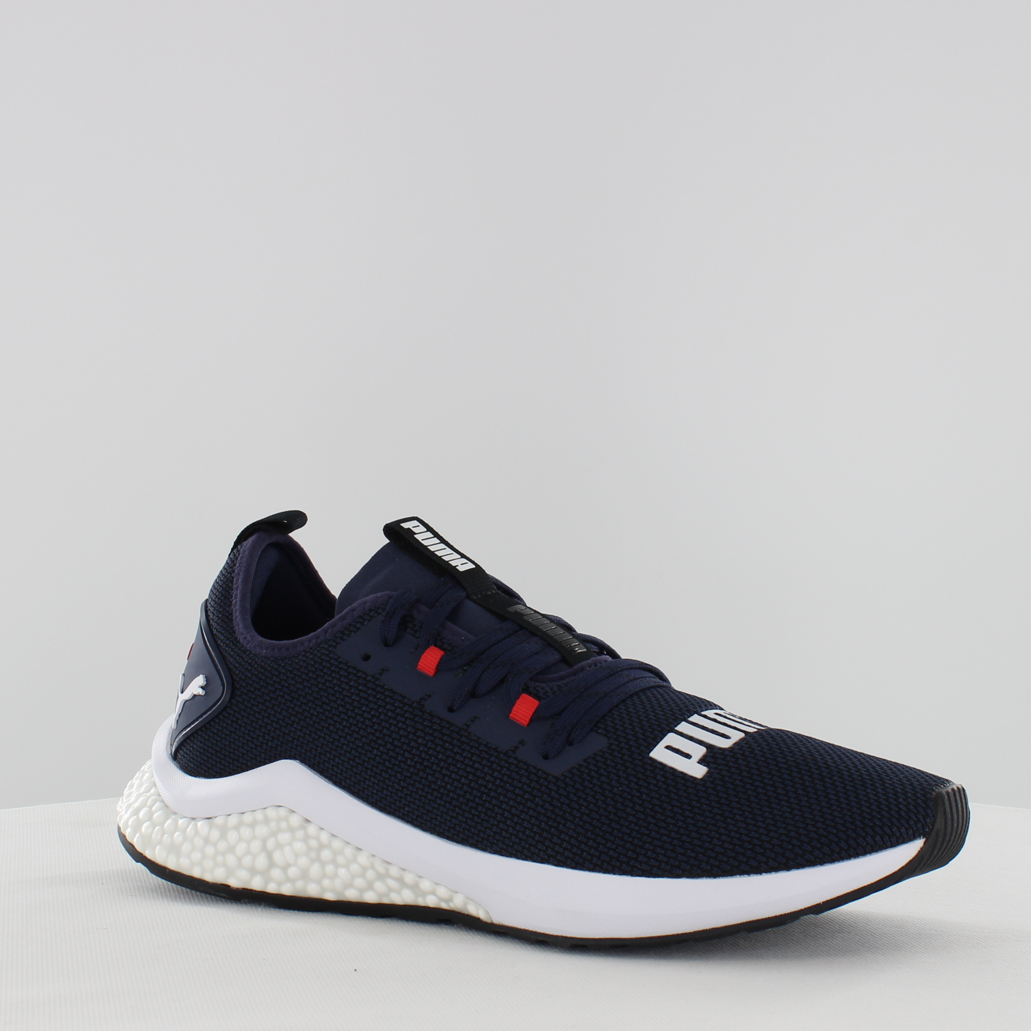 Puma Hybrid NX Navy Textile Mens Lace Up Trainers 192259 01