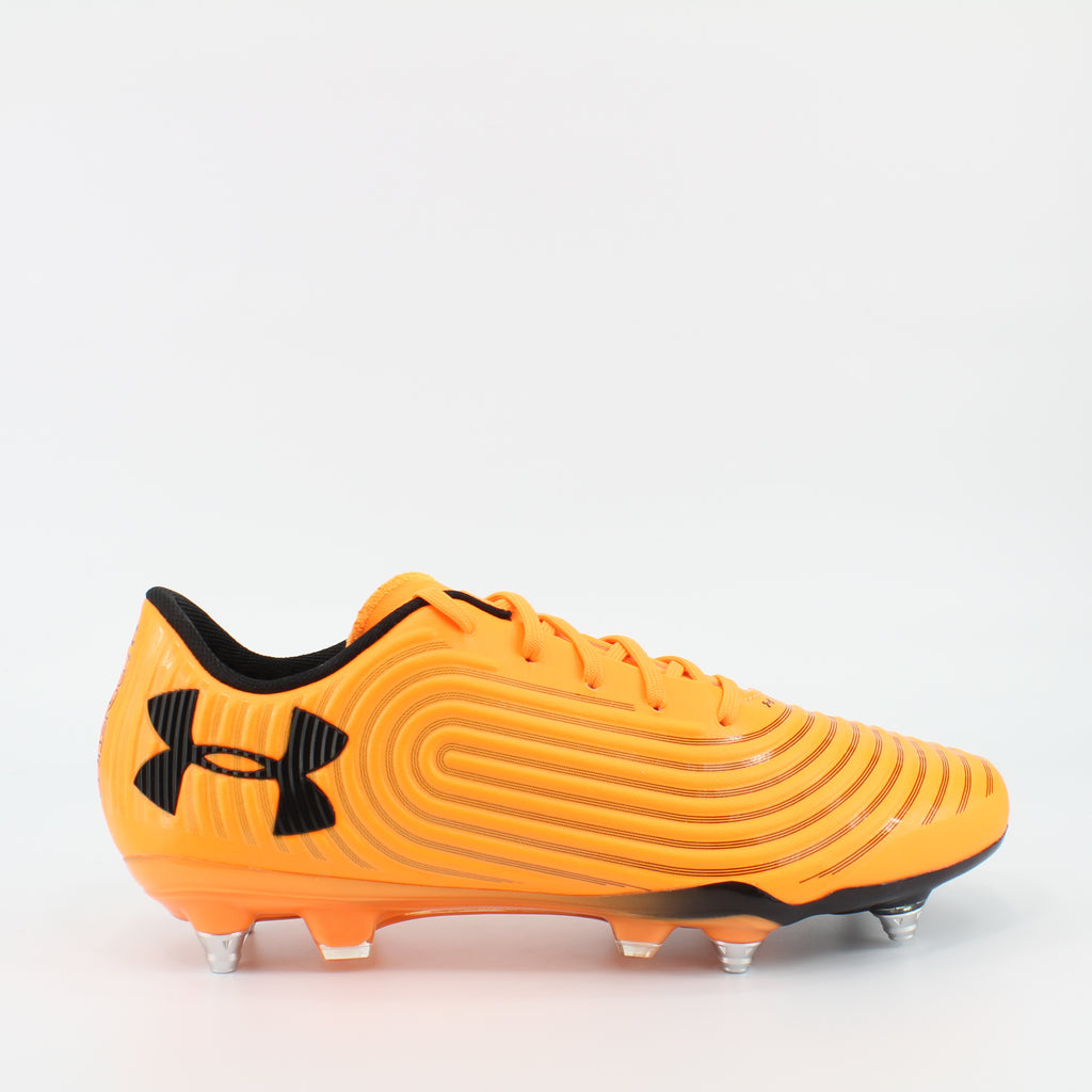 Under Armour Mgntco Control Pro Orange Leather Mens Football Boots 3023066 800