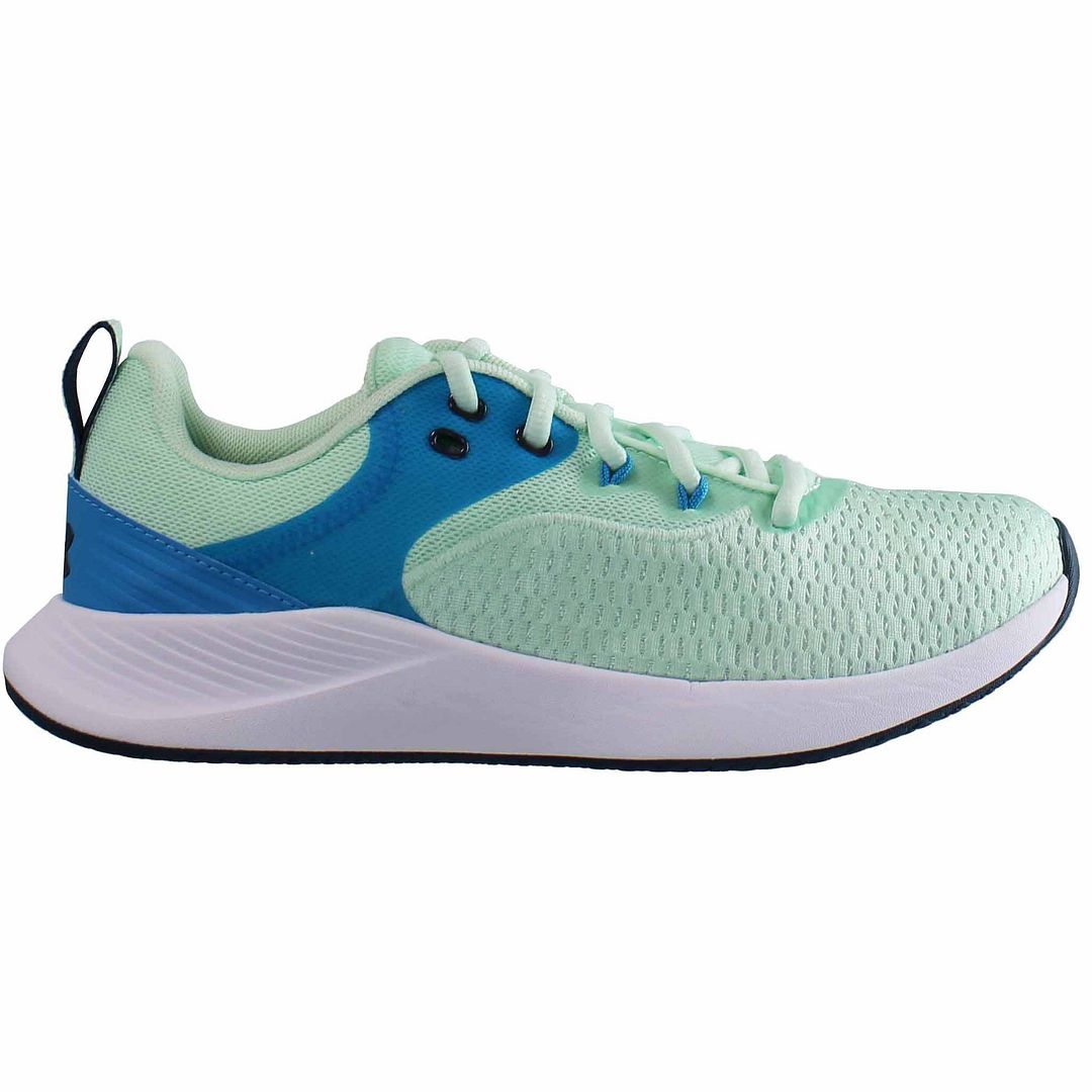 Under Armour Charged Breathe 3 Womens Green Running Trainers