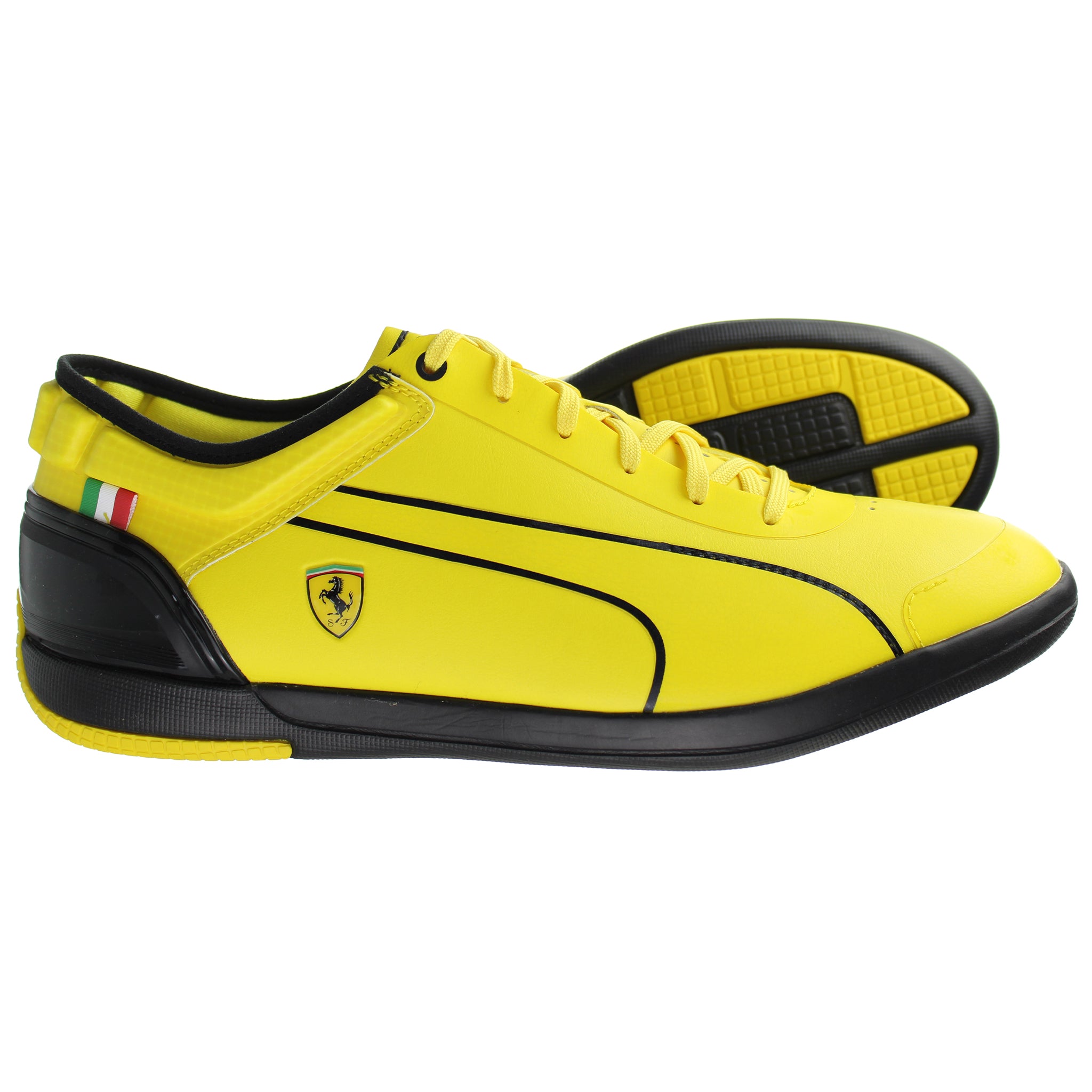 Puma Driving Power Light Mens Yellow Trainers