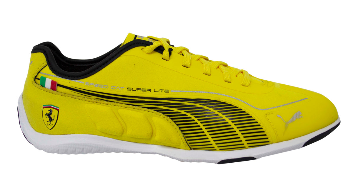 Puma Speed Cat Super Lite Mens Low Yellow Trainers