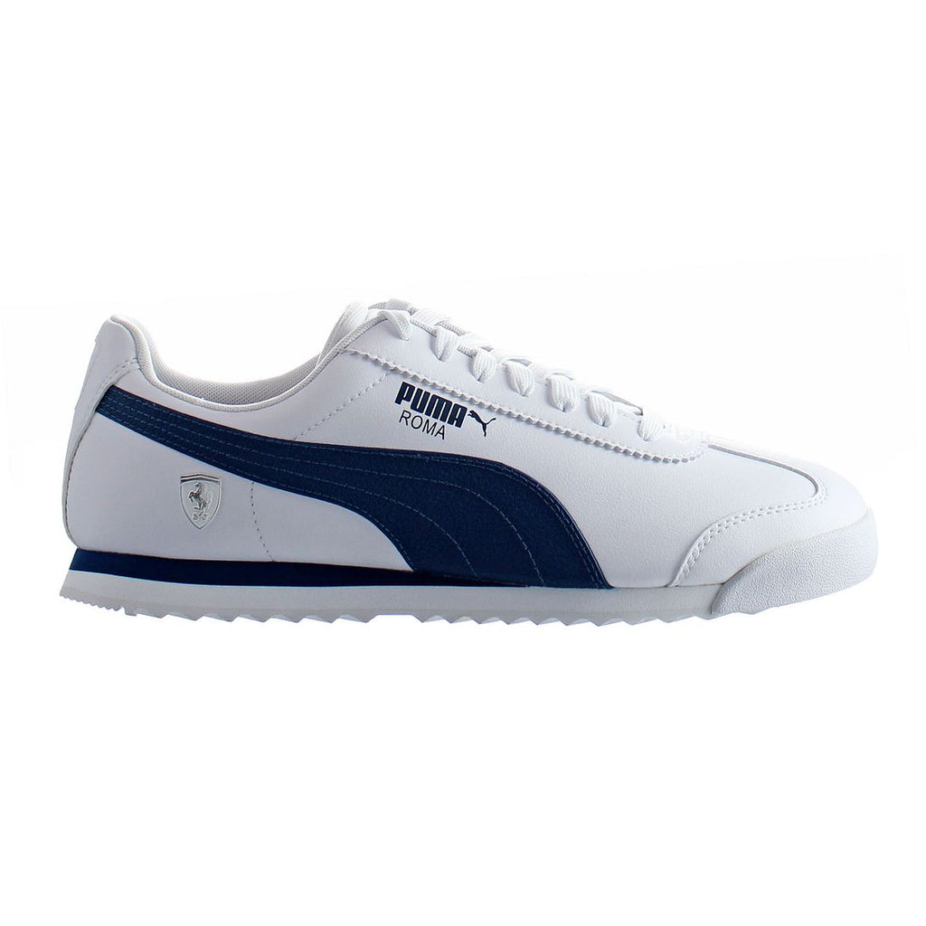 Puma Ferrari Style Roma Mens White Trainers