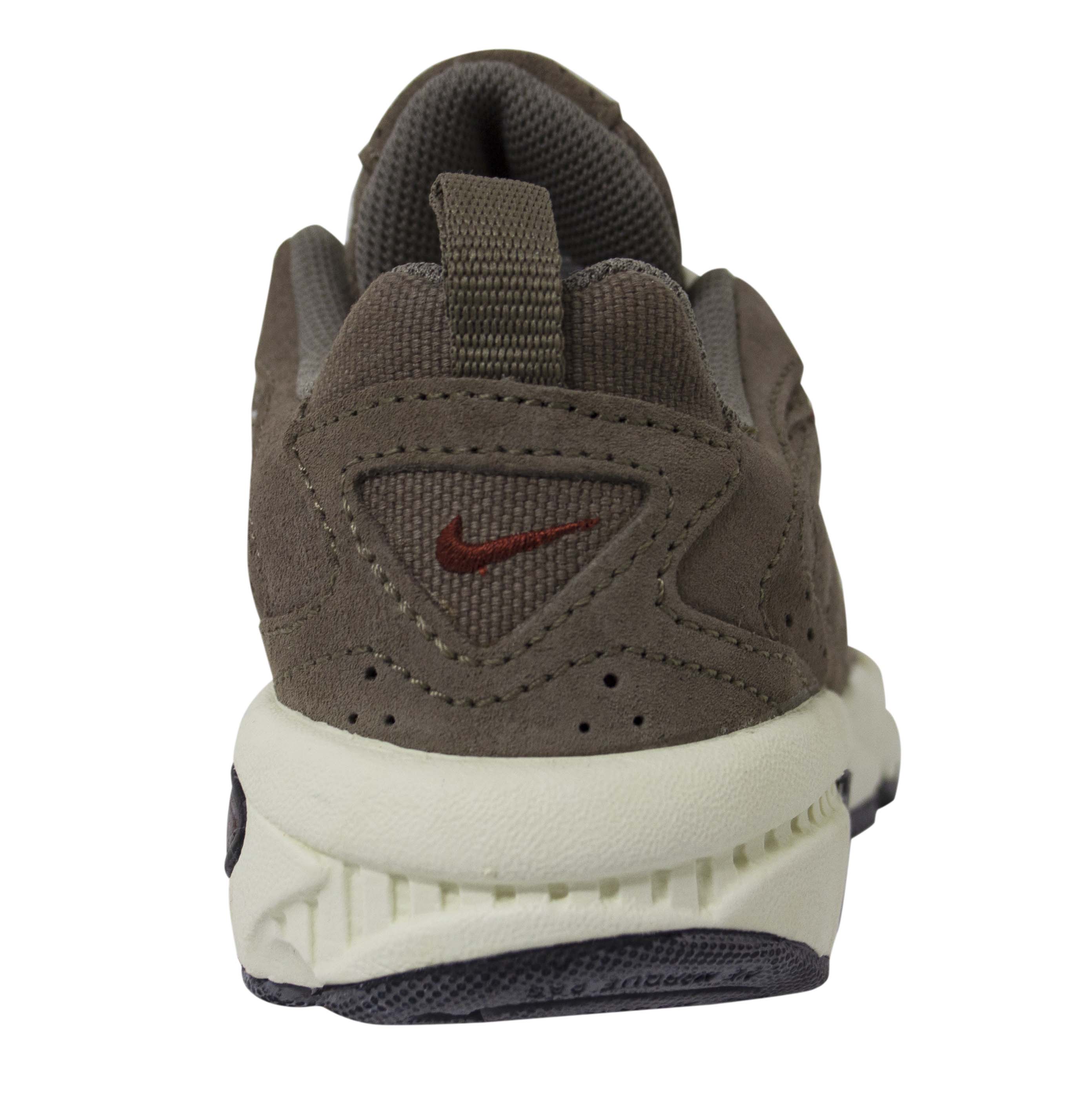 Nike Kids Jet Stream PS Brown Leather Lace Up Trainers 308095 261