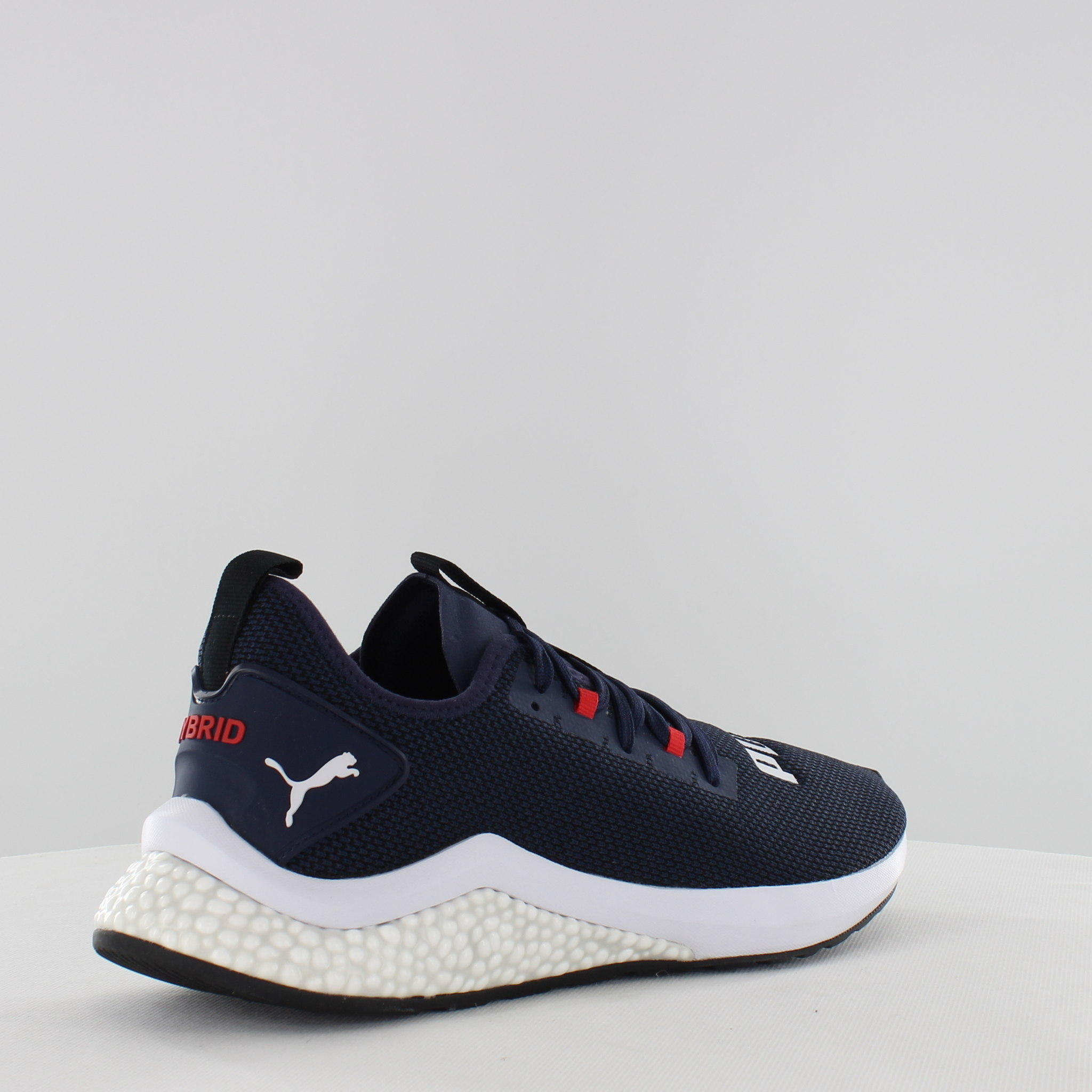 Puma Hybrid NX Navy Textile Mens Lace Up Trainers 192259 01