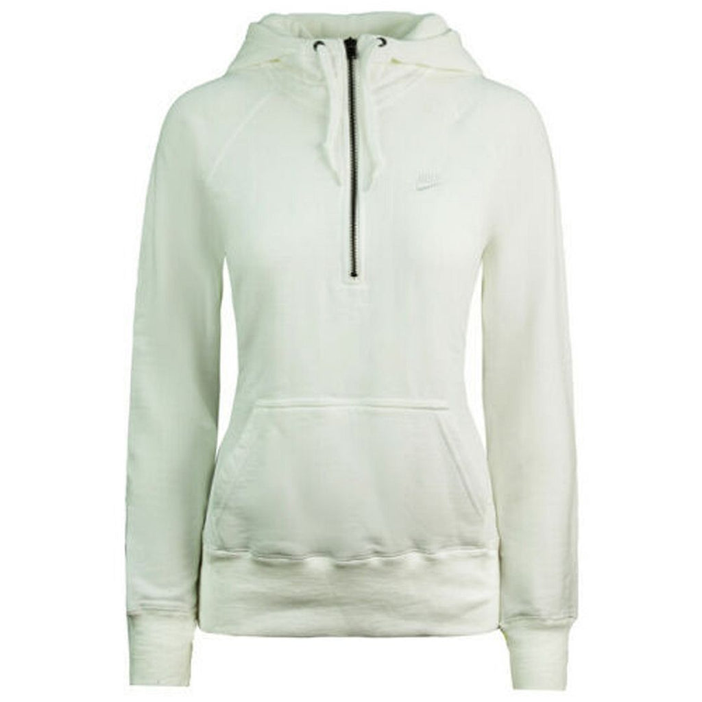 Nike Fitted Womens White Hoodie