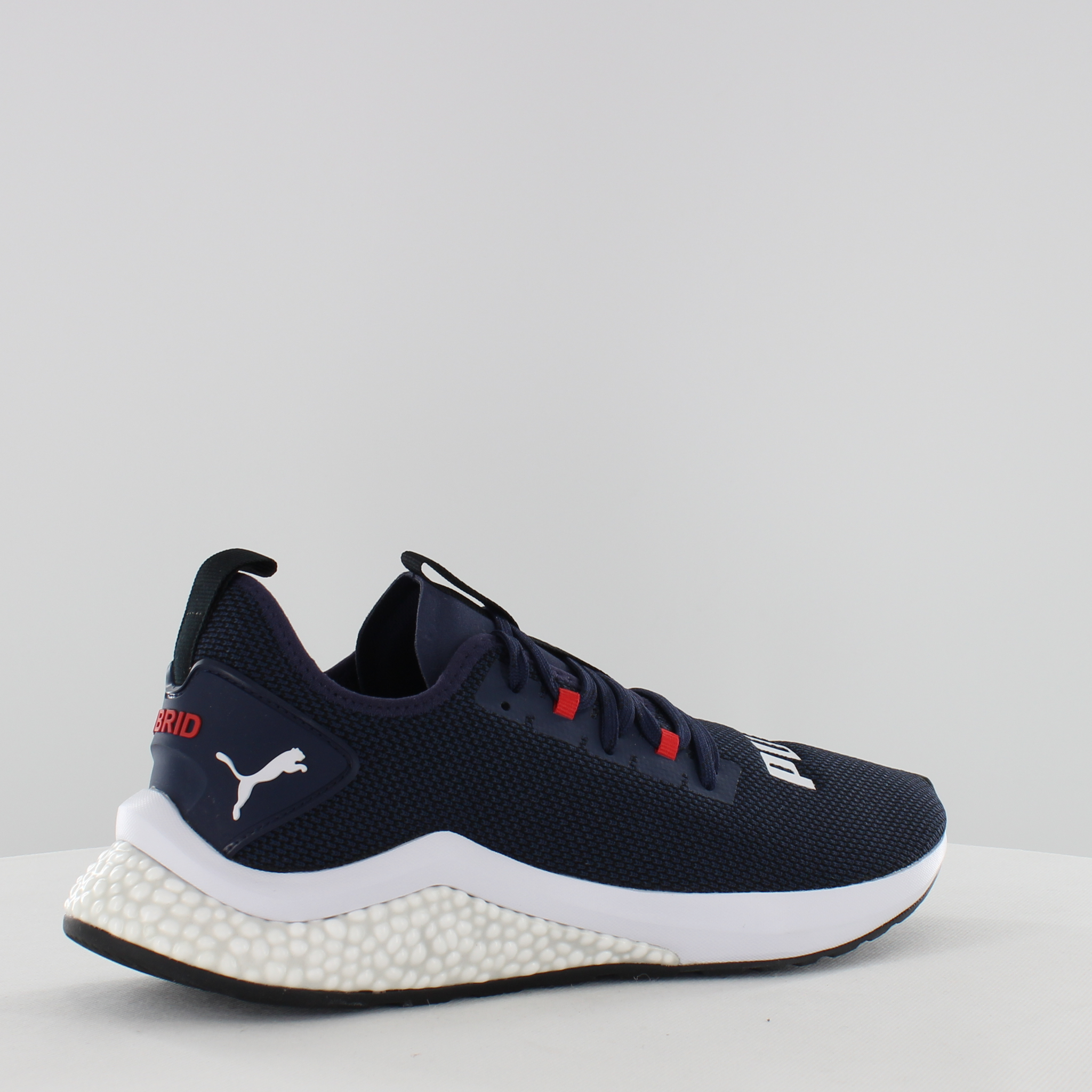 Puma Hybrid NX Navy Textile Mens Lace Up Trainers 192259 01