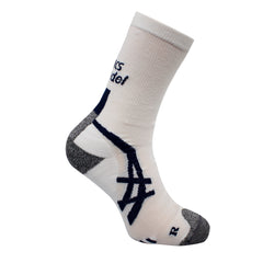 Asics Motion Dry Mens White Panel Socks