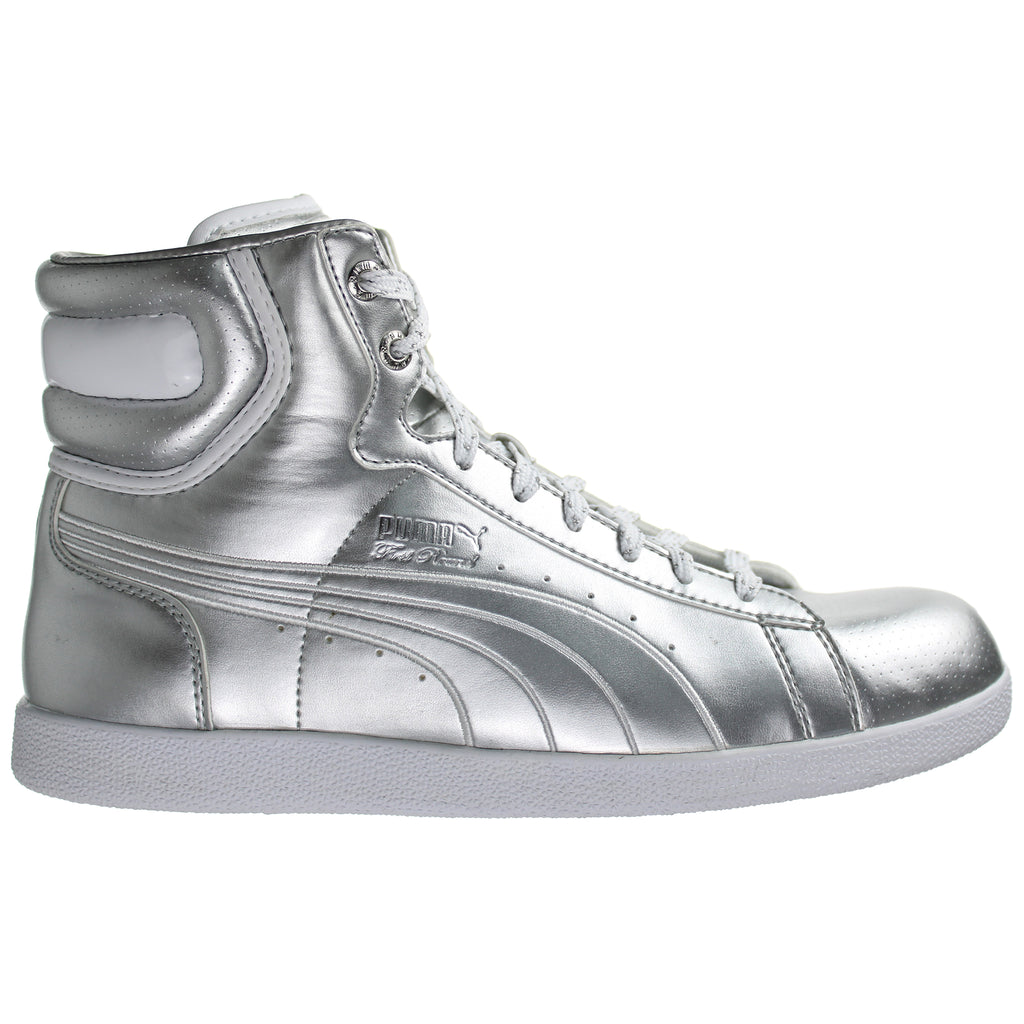 Puma First Round Womens Silver Trainers