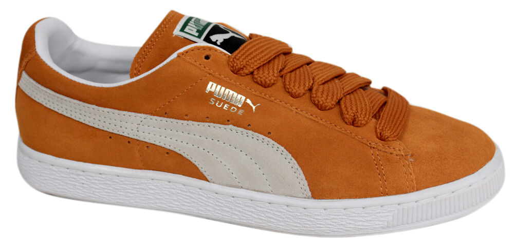 Puma Suede Classics Lo Top Burnt Orange Trainers