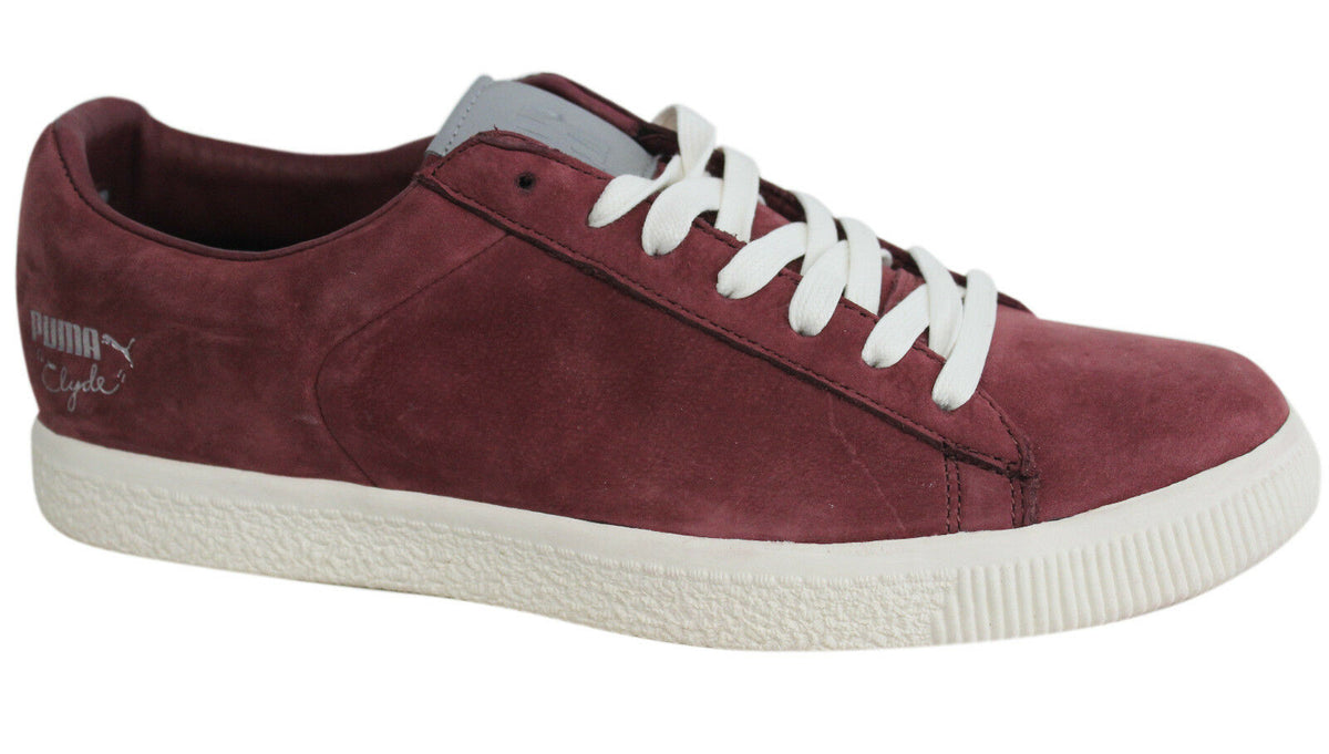 Puma Clyde X Undefeated Luxe 2 Mens Burgundy Trainers