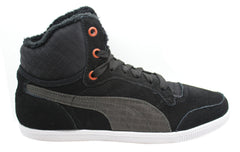 Puma Glyde Court Fur Womens Black Trainers