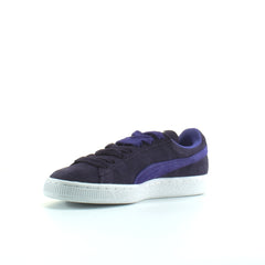 Puma Suede Classic Purple Leather Womens Lace up Trainers 355462 19