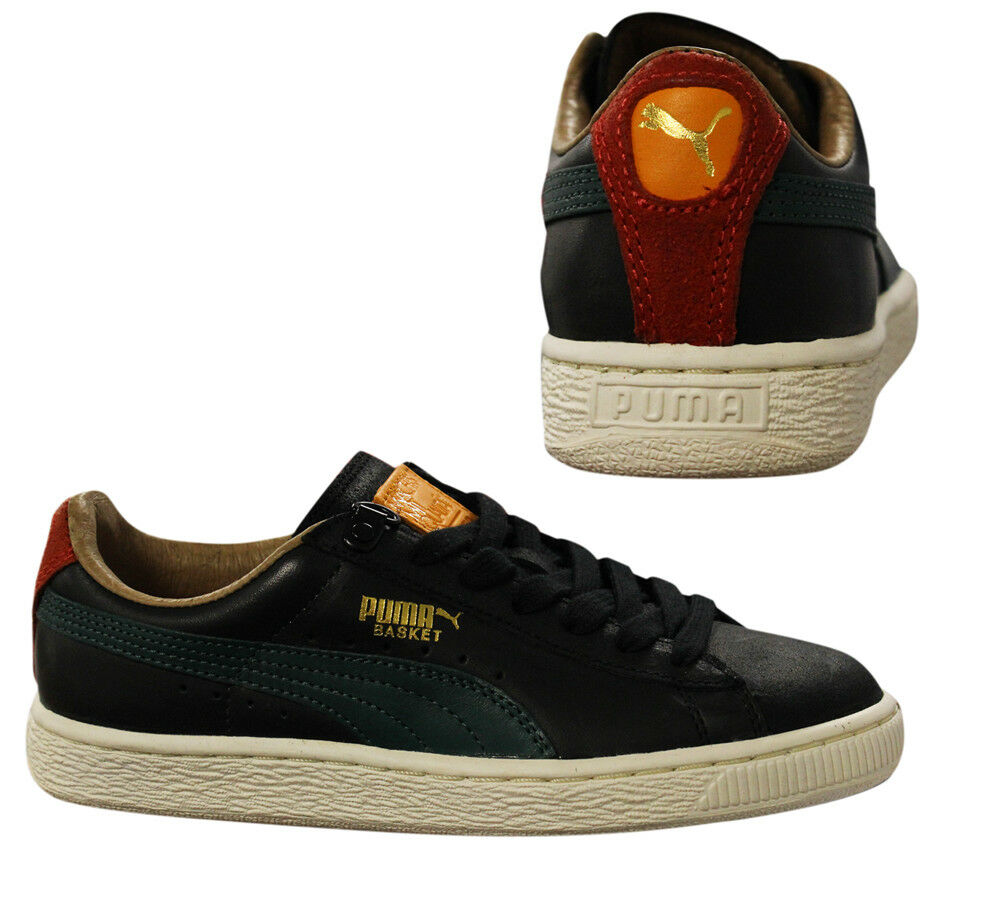 Puma Basket MMQ Mens Black Trainers