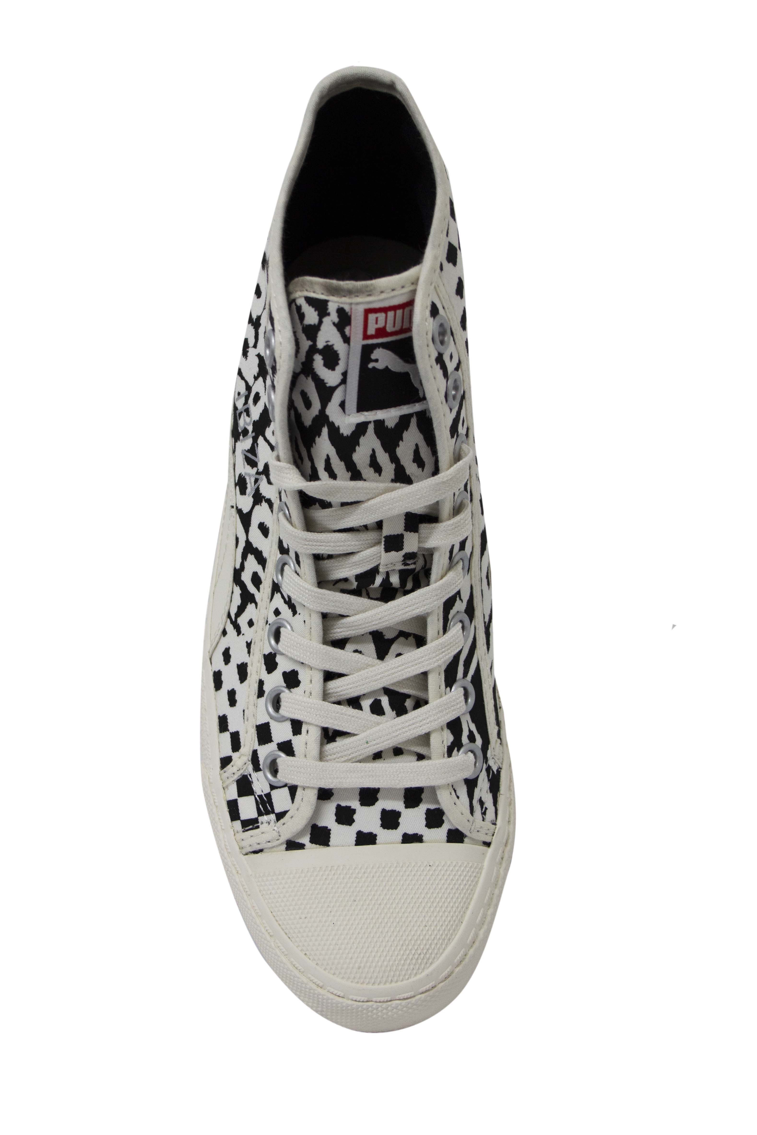 Puma Ibiza Mid Animal Unisex White Trainers