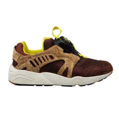 Puma Trinomic Leather Disc Cage Lux Opt 2 Slip On Chili Mens Trainers 356410 01