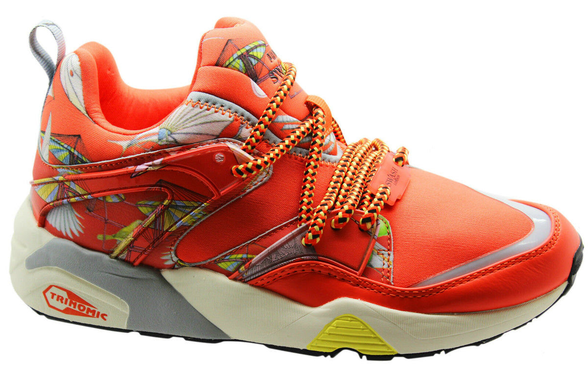 Puma BOG Trinomic Blaze of Glory x Swash Womens Orange Trainers