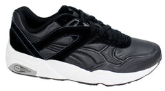 Puma Trinomic R698 Matt & Shine Mens Black Trainers