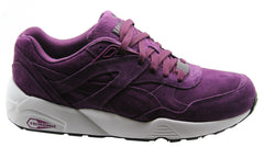 Puma Trinomic R698 Allover Mens Purple Running Trainers