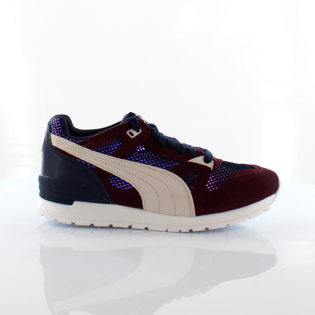 Puma Duplex OG Remastered DC4 Womens Burgundy Trainers