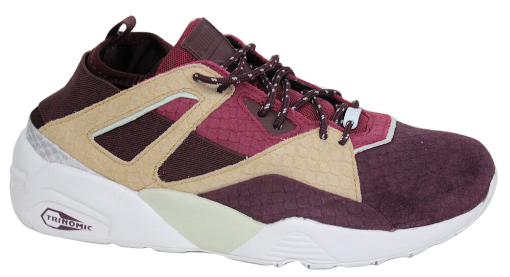 Puma Trinomic BOG Sock Mens Burgundy Trainers