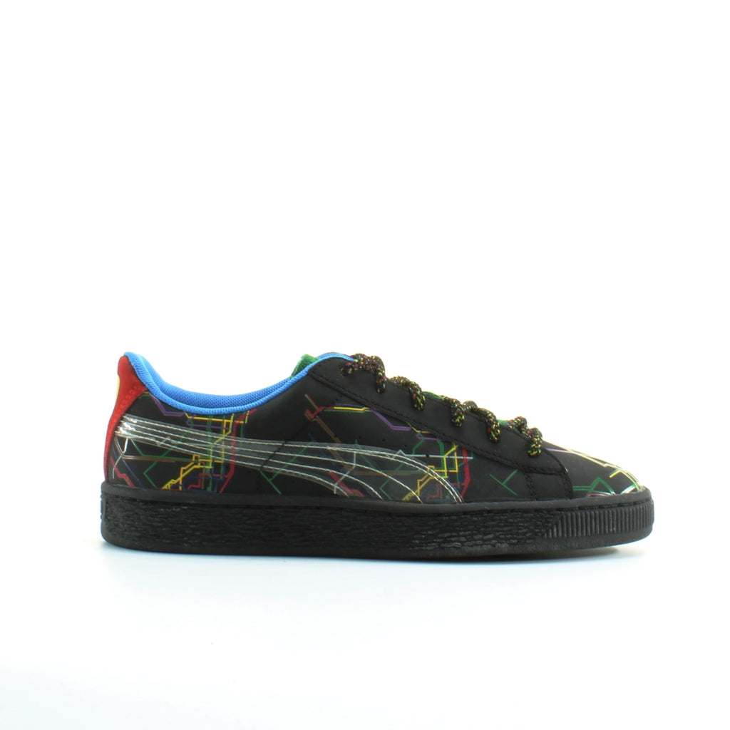 Puma Basket x Dee & Ricky Mens Black Trainers