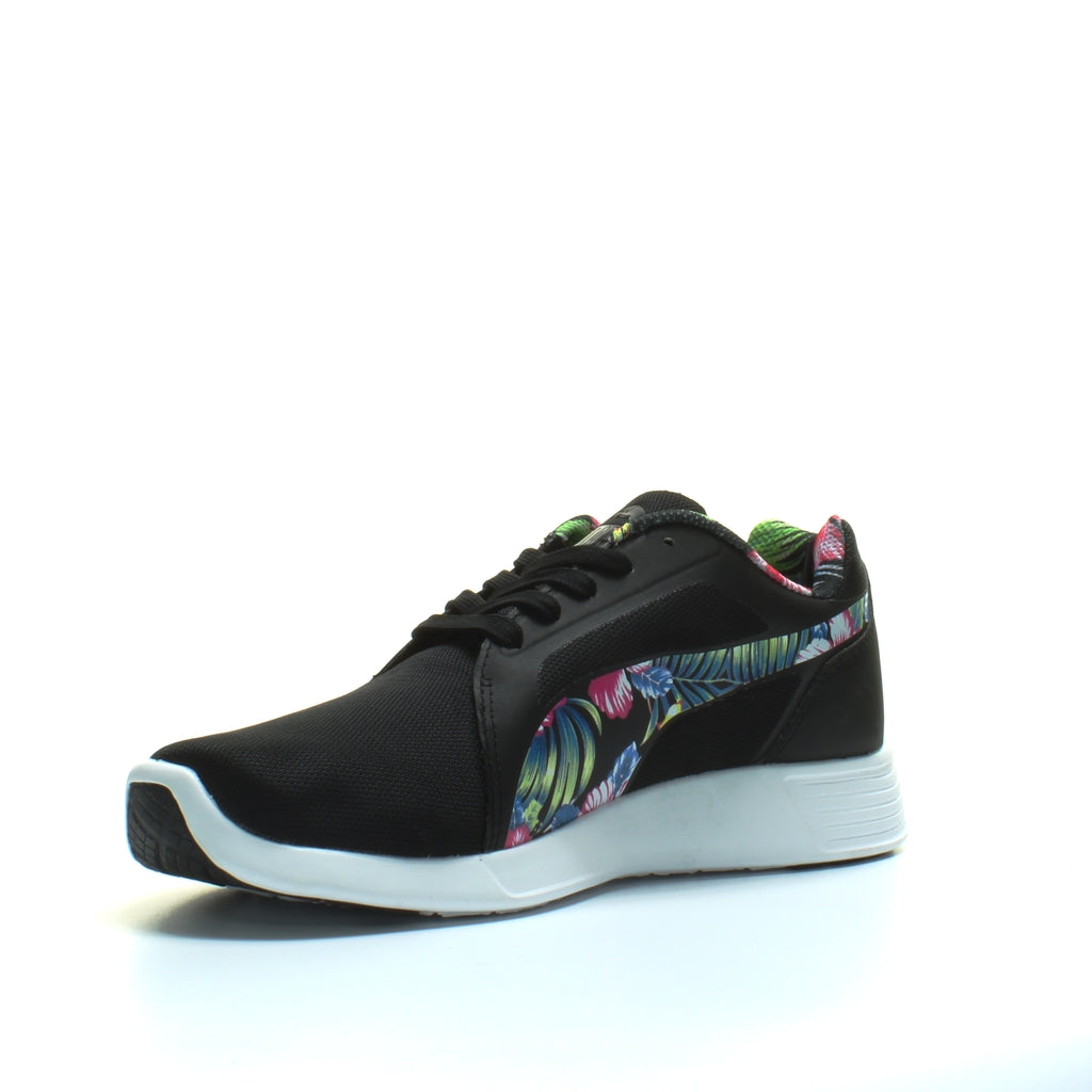 Puma ST Evo Mens Black Floral Running Shoes