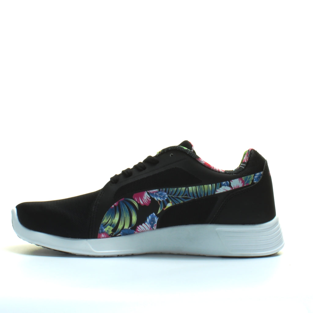 Puma ST Evo Mens Black Floral Running Shoes