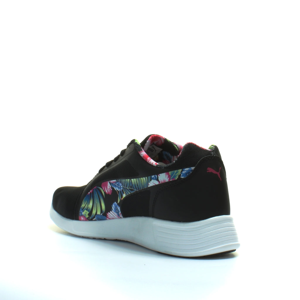 Puma ST Evo Mens Black Floral Running Shoes