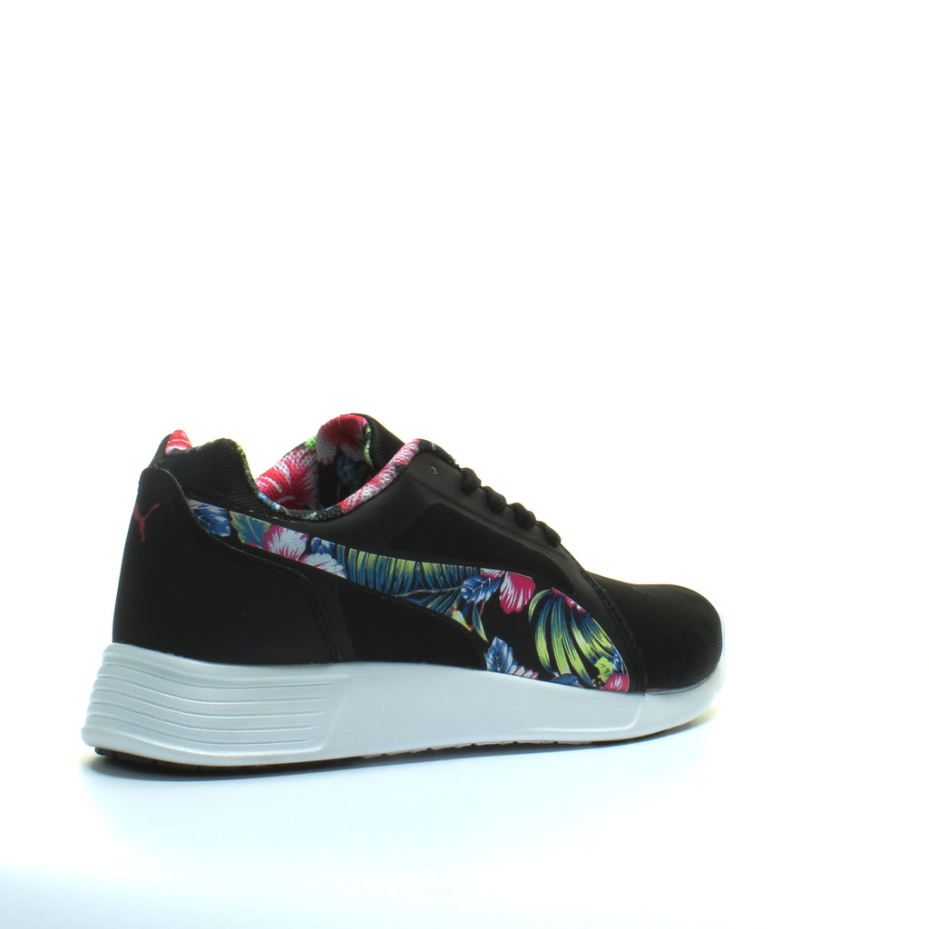 Puma ST Evo Mens Black Floral Running Shoes