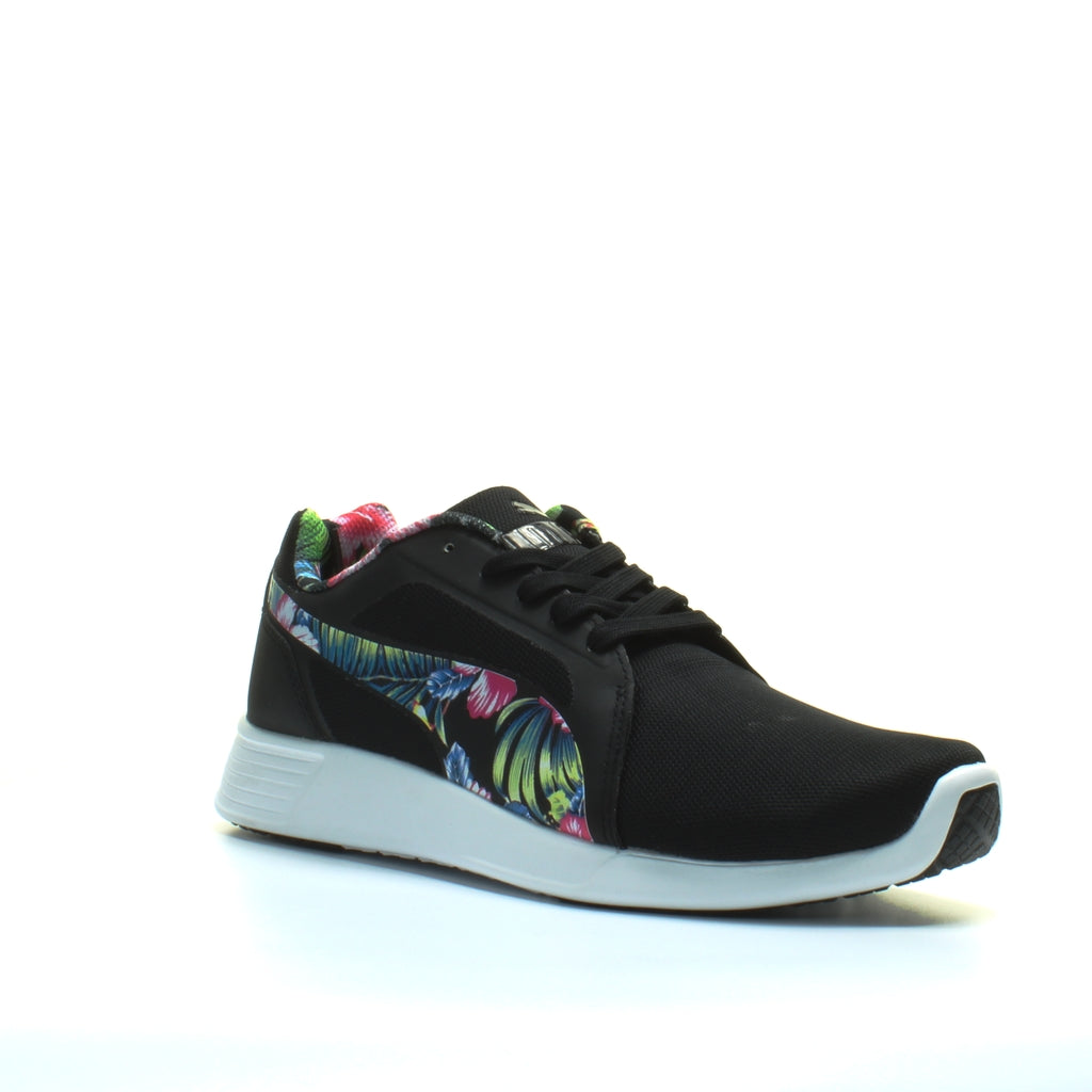 Puma ST Evo Mens Black Floral Running Shoes