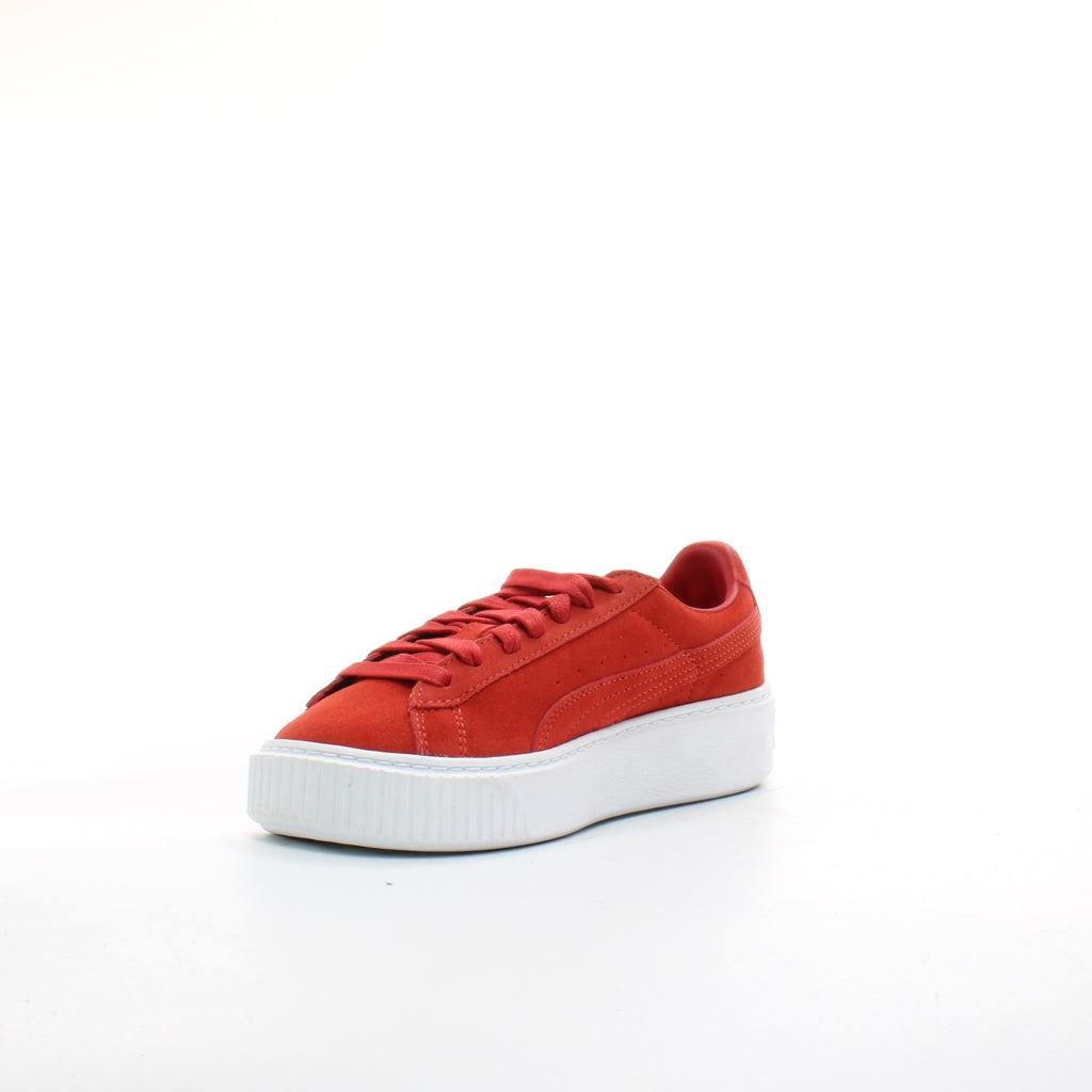 Puma Suede Platform Womens Orange Trainers