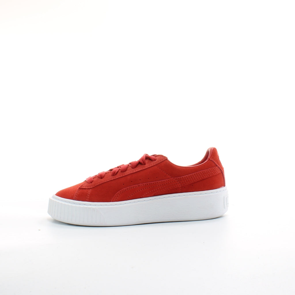 Puma Suede Platform Womens Orange Trainers