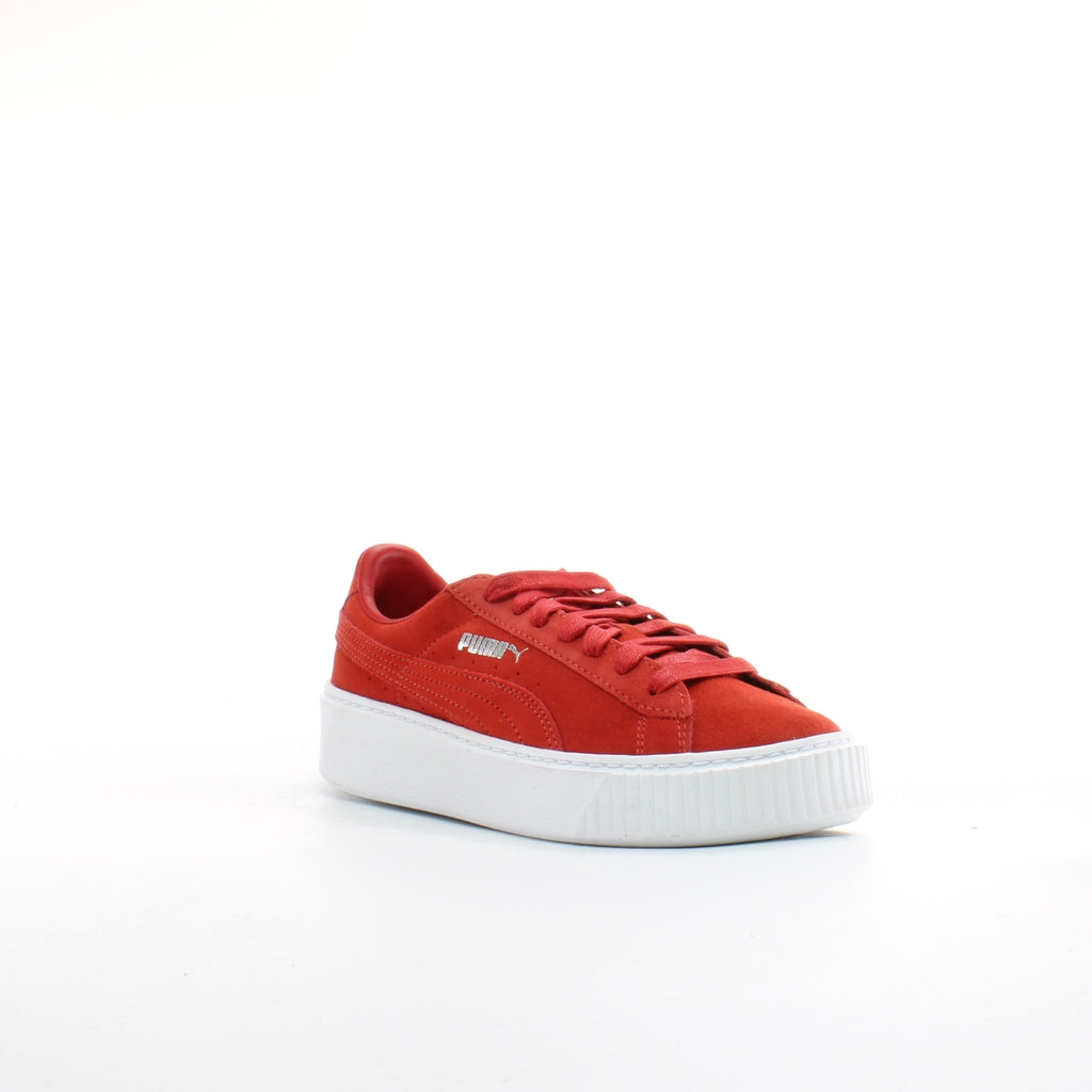 Puma Suede Platform Womens Orange Trainers