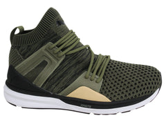 Puma Blaze Of Glory Mens Dark Green Running Shoes