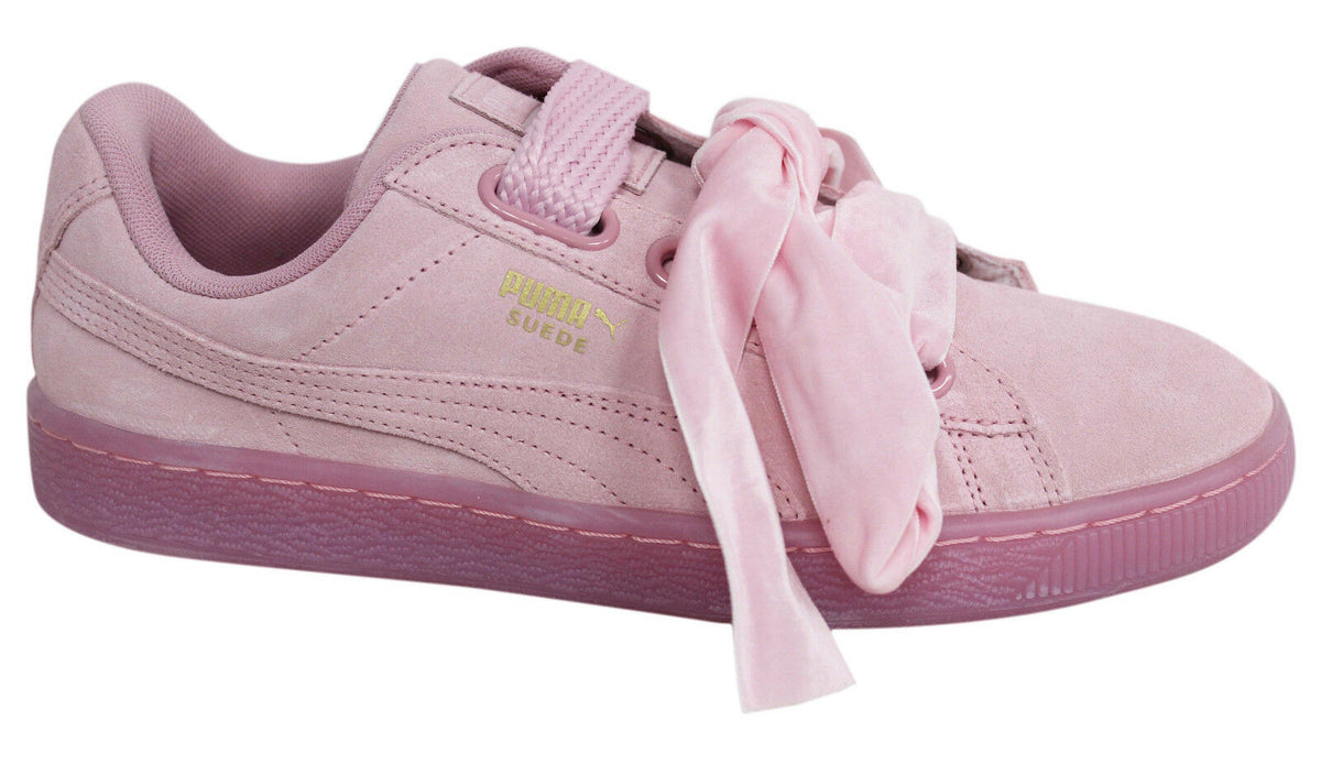 Puma Suede Heart Reset Womens Pink Trainers