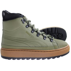 Puma The Ren Burnt Mens Olive Boots