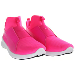 Puma Rebel Mid Womens Pink Trainers